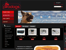 Tablet Screenshot of prodogs.be